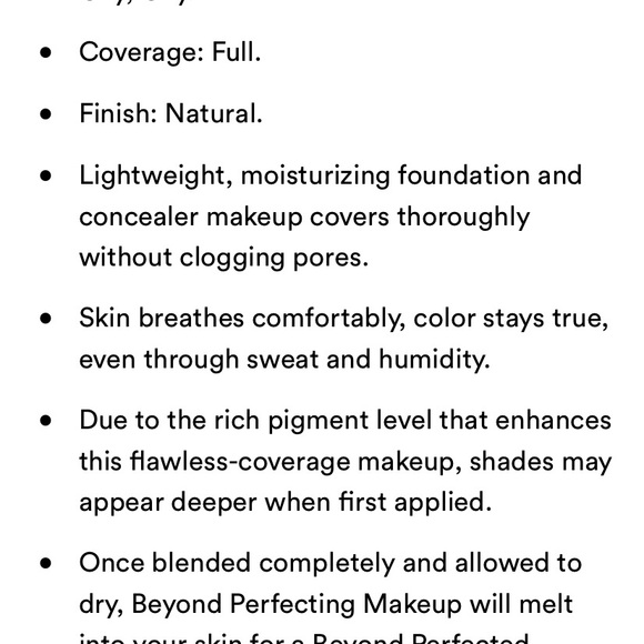 Clinique beyond perfecting foundation+ concealer WN 114 Golden NIB - Picture 5 of 8